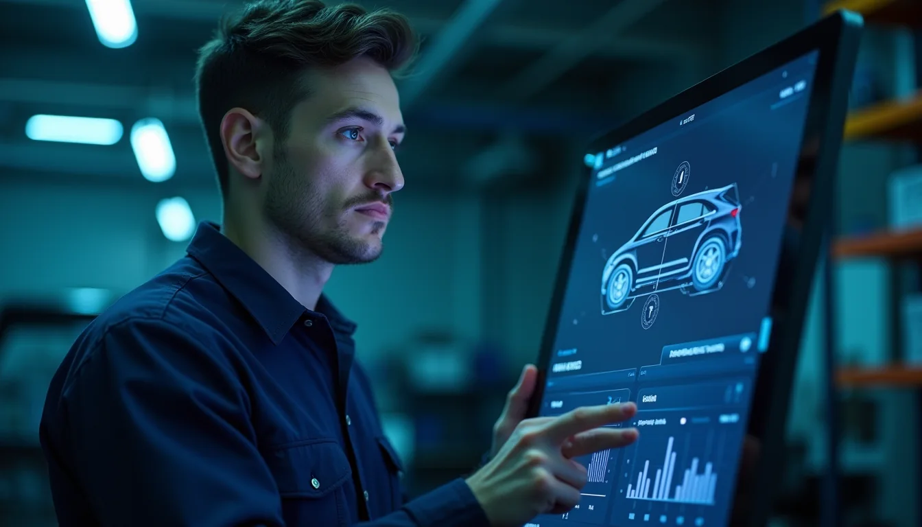 KFZ-Werkstatt & Autohaus — KI & ERP mit Krynex Labs (Mit KI erzeugtes Bild)